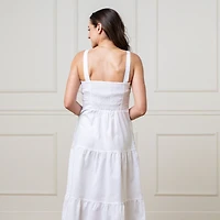 Hope & Henry Women's Tiered Wrap Dress