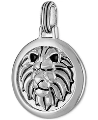 Esquire Men's Jewelry Lion Amulet Pendant in Sterling Silver, Created for Macy's