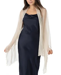 I.n.c. International Concepts Ruffle-Edge Metallic Evening Wrap, Created for Macy's