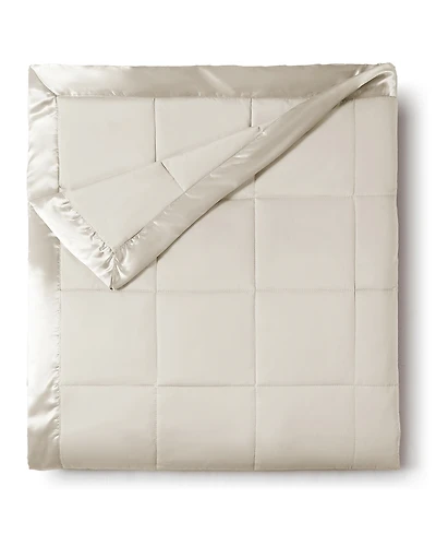Royal Luxe Classic White Down Light Warmth Microfiber Blanket, Full/Queen, Exclusively at Macy's