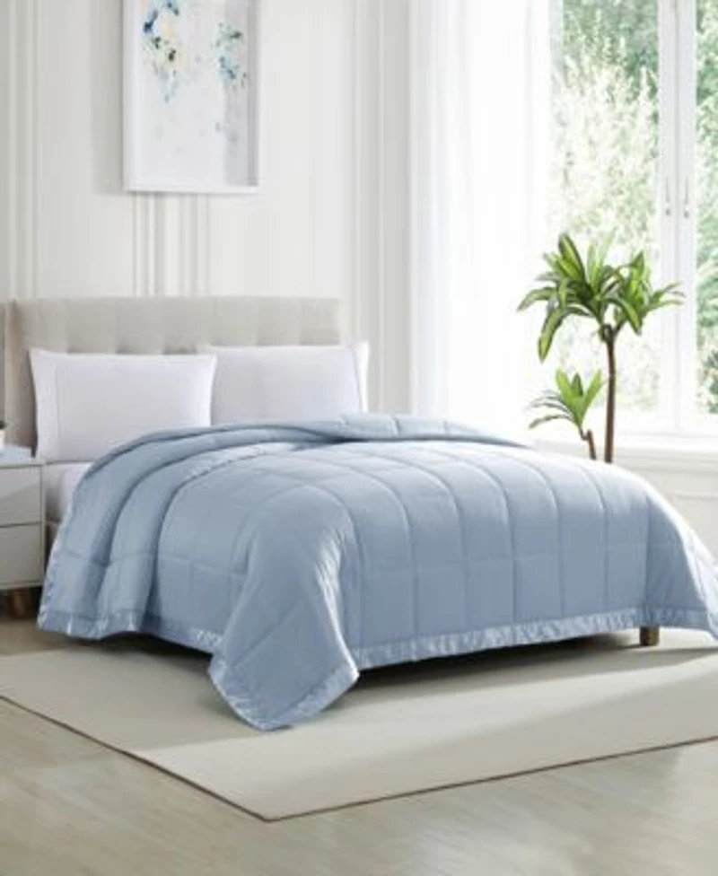 Royal Luxe Classic White Down Light Warmth Microfiber Blankets Exclusively At Macys