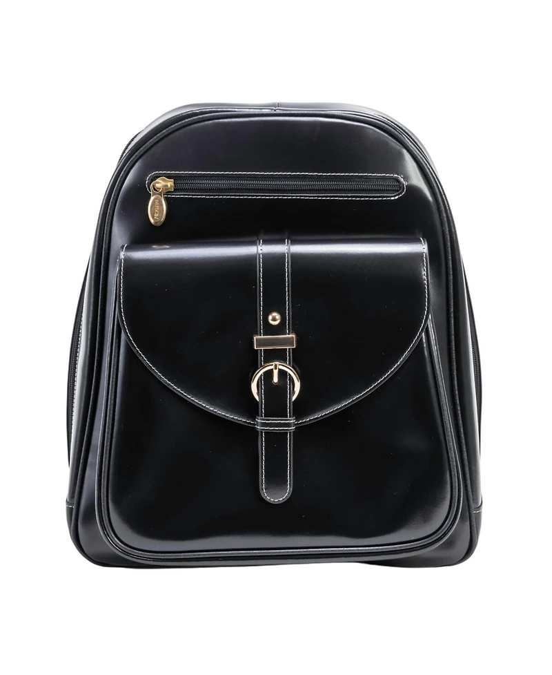 McKlein Moline Leather Business Laptop Tablet Backpack