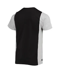 Men's Refried Apparel Black, Heathered Gray Los Angeles Chargers Split T-shirt