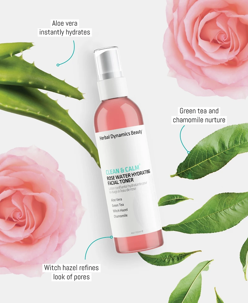 Herbal Dynamics Beauty Rose Water Calming Face Toner