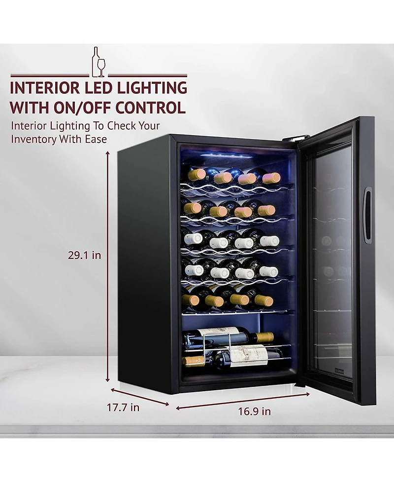 Schmecke Wine Fridge, 24 Bottle Wine Cooler