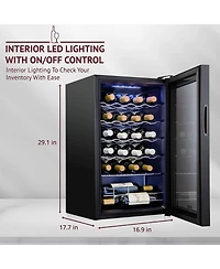 Schmecke Wine Fridge, 24 Bottle Wine Cooler