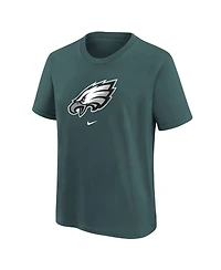 Big Boys Nike Midnight Green Philadelphia Eagles Logo T-shirt