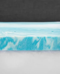 Closeout! ProSleep Cooling Gel Swirl 2" Memory Foam Mattress Topper, Queen