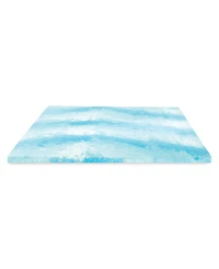 Closeout! ProSleep Cooling Gel Swirl 3" Memory Foam Mattress Topper