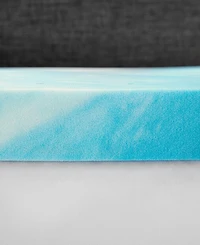 Closeout! ProSleep Cooling Gel Swirl 3" Memory Foam Mattress Topper, California King