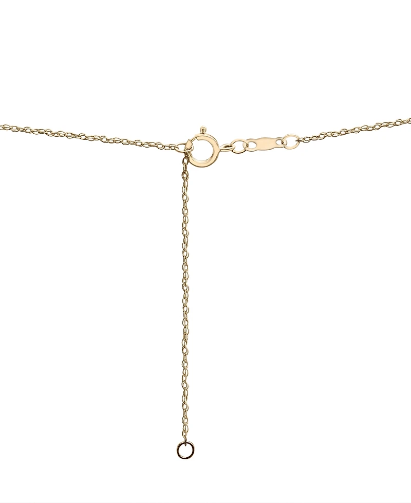Wrapped Diamond Soccer Boy Pendant Necklace (1/20 ct. t.w.) in 10k Gold, 18" + 2" extender, Created for Macy's