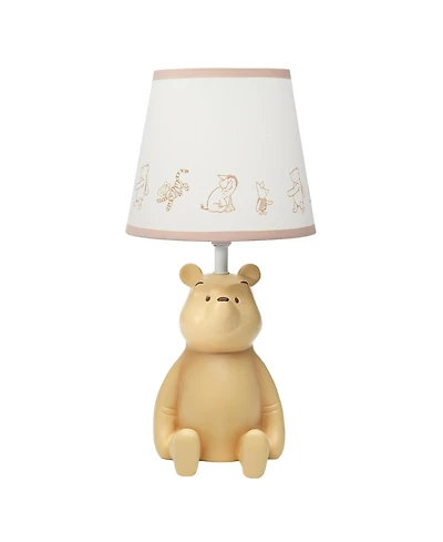 Lambs & Ivy Disney Baby Storytime Pooh 3D Table Lamp with Shade
