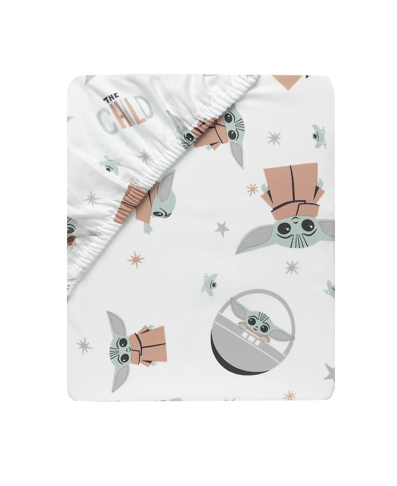 Lambs & Ivy Star Wars Mandalorian The Child/Baby Yoda/Grogu Fitted Crib Sheet