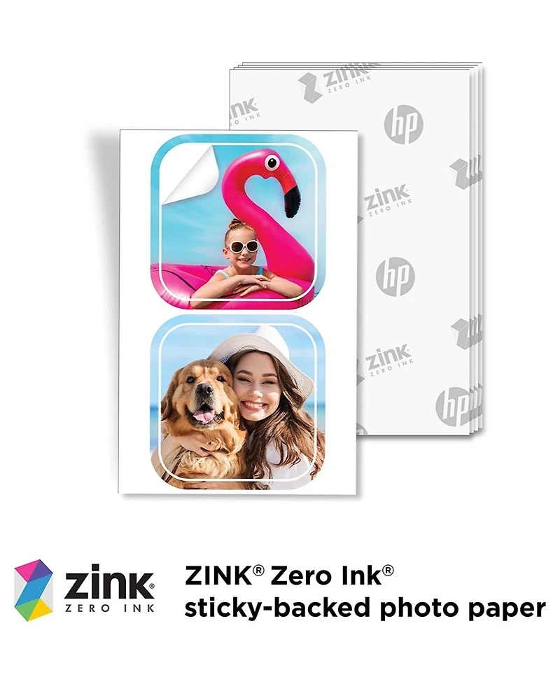 Hp Sprocket 2x3" Pre-Cut Stiker Photo Paper - 30 Sheets
