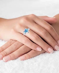 Lab-Grown Opal Inlay Turtle Ring Sterling Silver