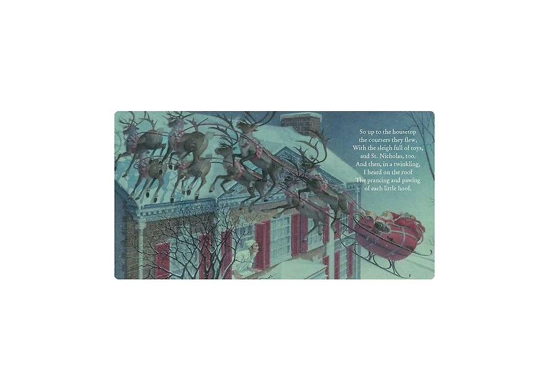The Night Before Christmas Oversized Padded Board Book: The Classic Edition by Clement Moore