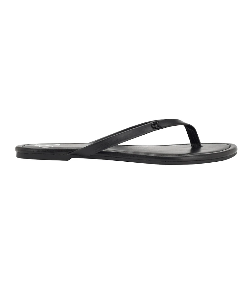 Calvin Klein Women's Crude Flat Thong Sandals