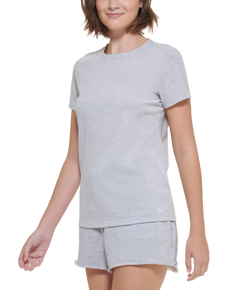 Calvin Klein Performance Women's Cotton Short-Sleeve Crewneck T-Shirt