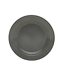 Mikasa Swirl Graphite 16 Piece Dinnerware Set, Service for 4