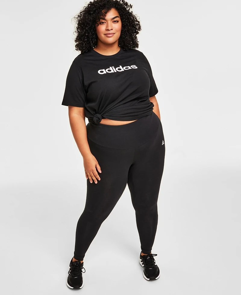 adidas Women's Linear-Logo Full Length Leggings, Xs-4X