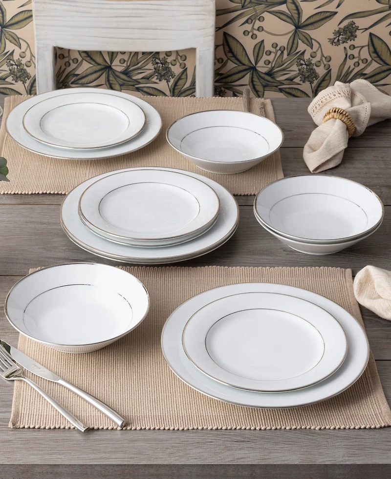 Noritake Spectrum Set of 4 Dinner Plates, Service For 4
