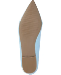 Journee Collection Women's Clareene Chain Pointed Toe Flats