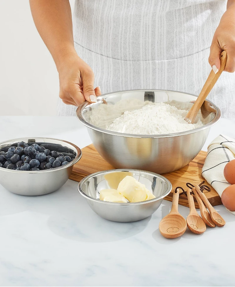 JoyJolt Stainless Steel Mixing Bowl, Set of 6