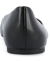 Journee Collection Women's Zimia Buckle Square Toe Ballet Flats