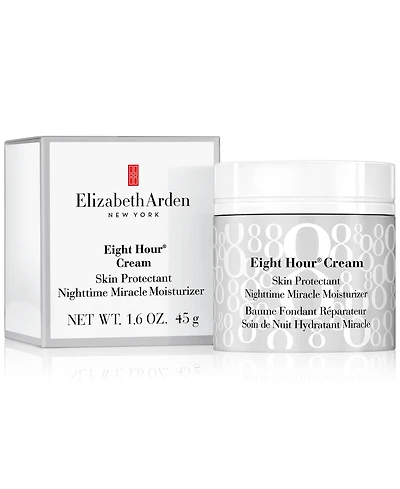 Elizabeth Arden Eight Hour Cream Skin Protectant Nighttime Miracle Moisturizer, 1.7 oz
