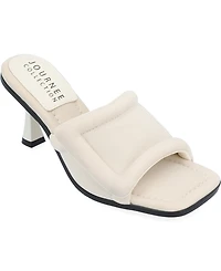 Journee Collection Women's Addriel Square Toe Dress Sandals