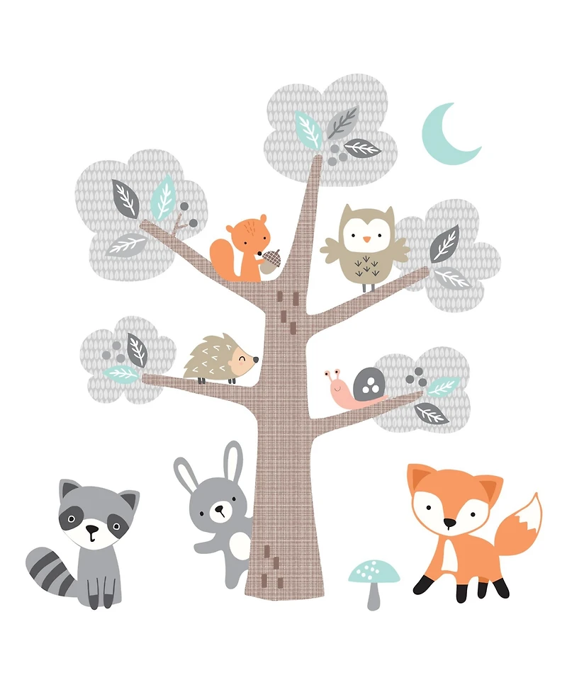 Bedtime Originals Woodland Friends Forest Animals with Tree Wall Decals