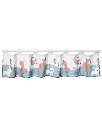 Bedtime Originals Animal Alphabet Sage Green/Cream Nursery Window Valance