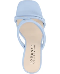 Journee Collection Women's Louisse Crisscross Slip-On Sandals