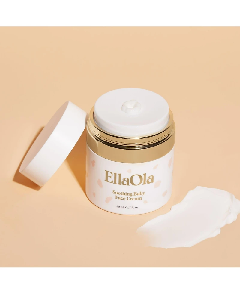 EllaOla Moisturizing Baby Face Cream | Made with Organic ,Plant-Based Ingredients | Fragrance Free | 96 Hours of Hydration