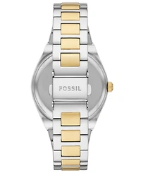 Fossil Women's Scarlette Quartz Two-Tone Stainless Steel Bracelet Watch, 38mm