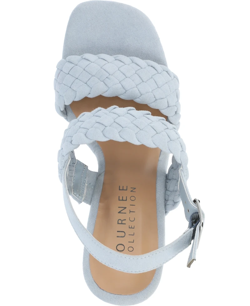 Journee Collection Women's Ayvee Platform Wedge Sandals