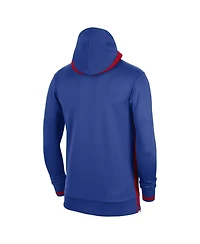 Men's Nike Royal Philadelphia 76ers Authentic Showtime Performance Full-Zip Hoodie