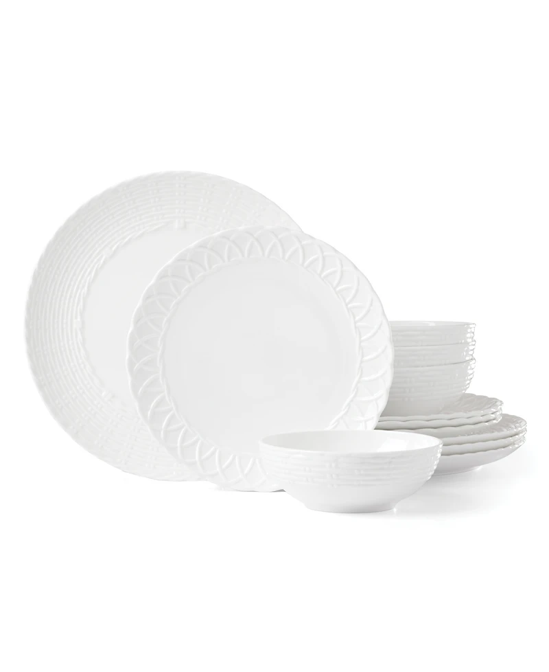 Lenox Wicker Creek 12 Pc. Dinnerware Set, Service for 4