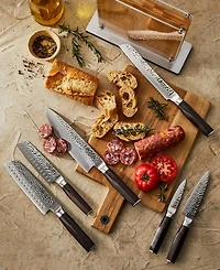 Cuisine::pro Damashiro Emperor Shi Knife Block Set, 7 Piece