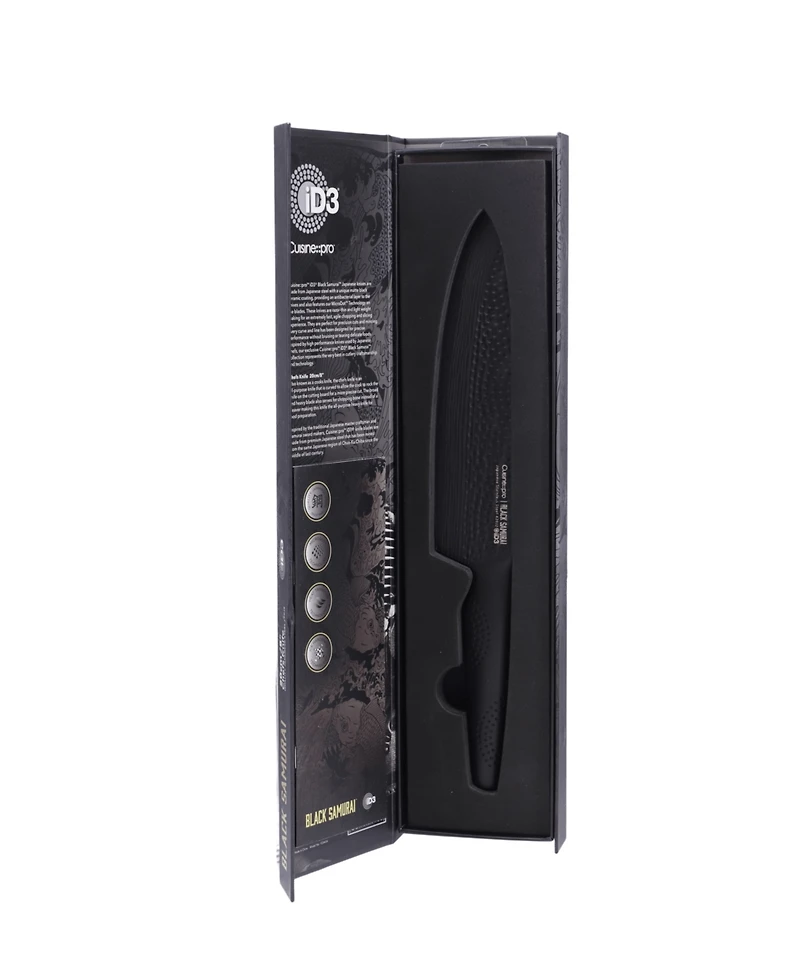 Cuisine::pro Id3 Black Samurai 8" Chefs Knife