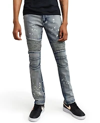 Reason Men's Big and Tall Touch Up Skinny Jeans