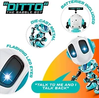 Force1 Ditto Mini Voice Changer Robot Toy for Kids - Blue
