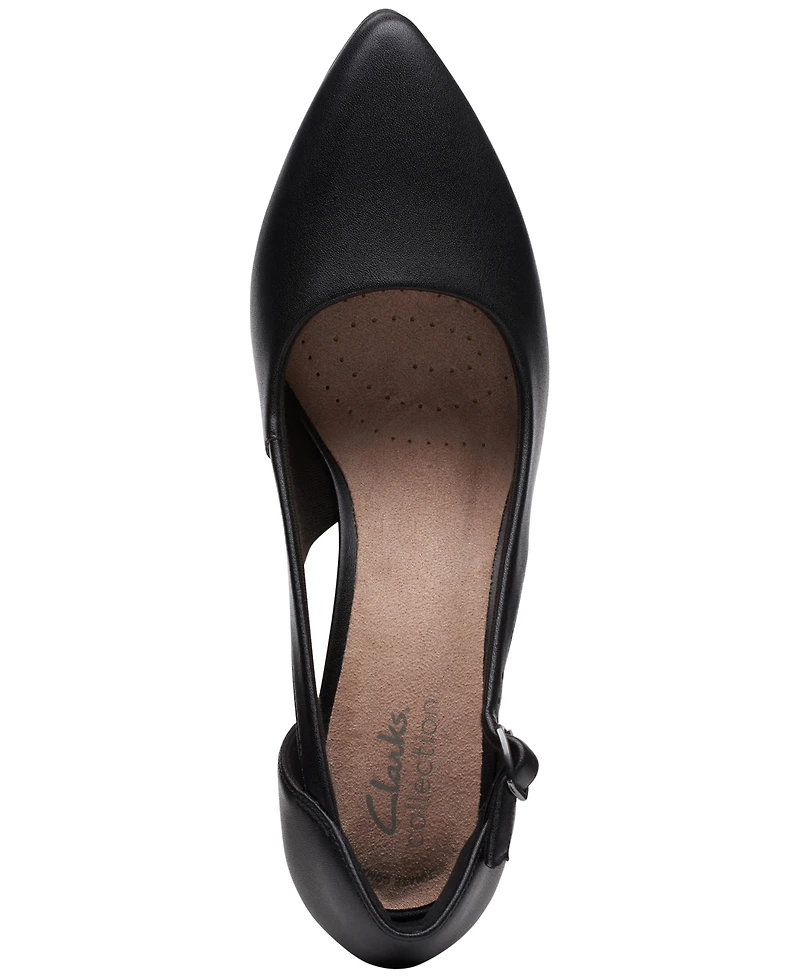 Clarks Women's Kataleyna Rae Side-Cutout Comfort Pumps