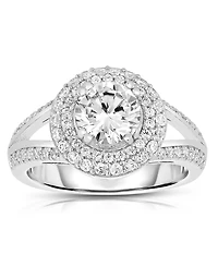 Sterling Silver Cubic Zirconia Statement Ring