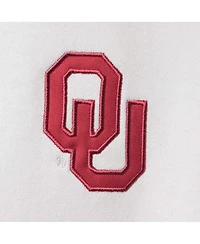 Men's Colosseum White Oklahoma Sooners Tortugas Logo Quarter-Zip Jacket