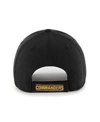 Men's '47 Brand Black Washington Commanders Mvp Adjustable Hat