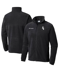 Men's Columbia Black Chicago White Sox Steens Mountain Full-Zip Jacket