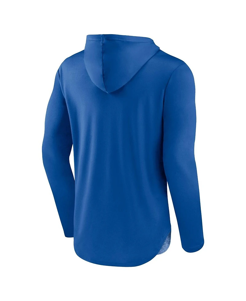 Men's Fanatics Blue St. Louis Blues Podium Defender Pullover Hoodie