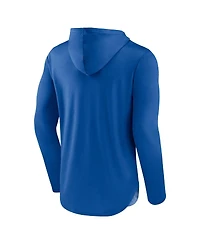 Men's Fanatics Blue St. Louis Blues Podium Defender Pullover Hoodie