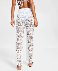 Miken Juniors' Scallop Hem Pants with Tassel Tie, Created for Macy's